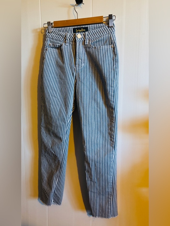 Indigo Rein Denim - Indigo Rein Blue & White Striped Chinos